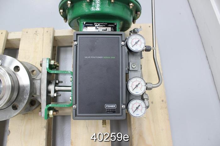 Used Fisher V150 3" Vee Ball Control Valve #40259
