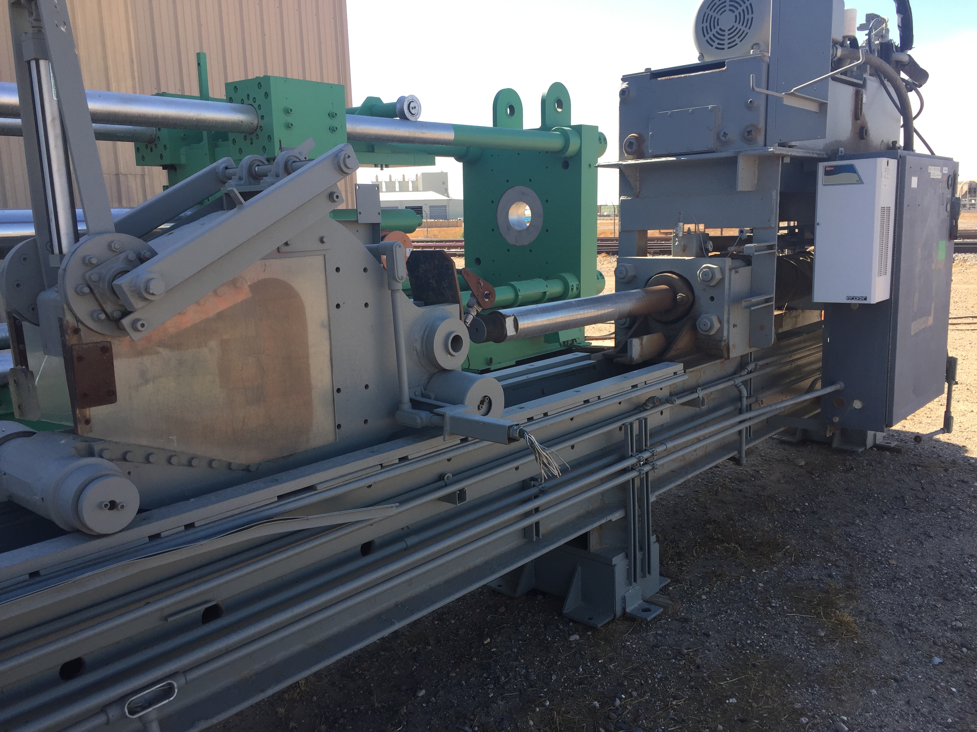 Used 40 Ton x  50 ft. Wean Hydraulic Extrusion Stretcher