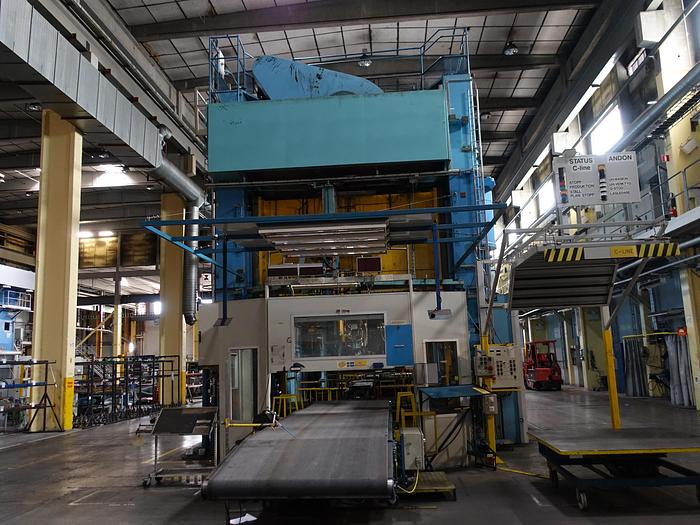 Used Muller Weingarten/Verson 5-Press Mechanical Tandem Line with Double Action