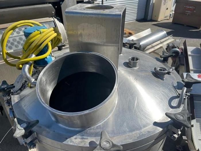 Used Lee Industries 150 Gallon Stainless Steel Vacuum Processing Tank