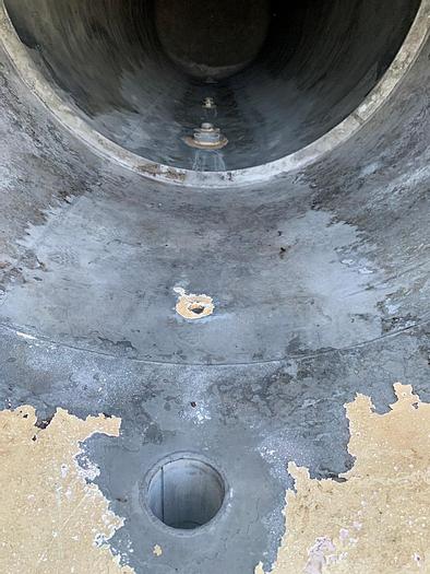 Used Tank, 1,500 Gallon, S/st, 4' x 18', 25 PSI, Coalescer Tank #S743658