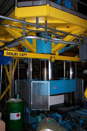 Used BALE PRESS RAUMA REPOLA MODEL 1000/20 HG 1000 TON