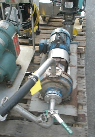 Used Pump, Centrif., 5 HP, S/st, 1 X 1, Peerless, #S735433