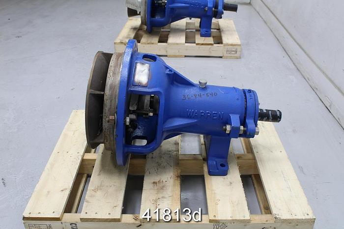 Used Warren 3SME15 Pump Power End, 6-Vane 14 7/8" Iron Impeller #41813