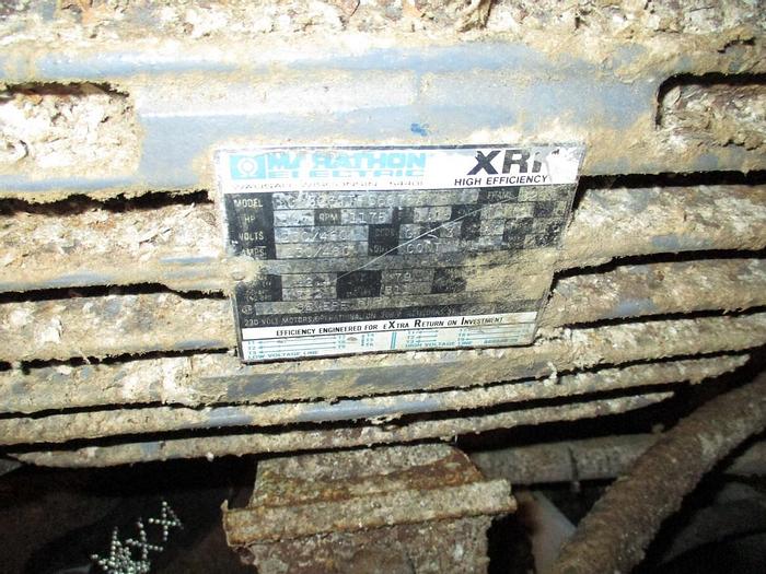 Used GOULDS MODEL 3175 6X8X14 PUMP AND DRIVE 30HP