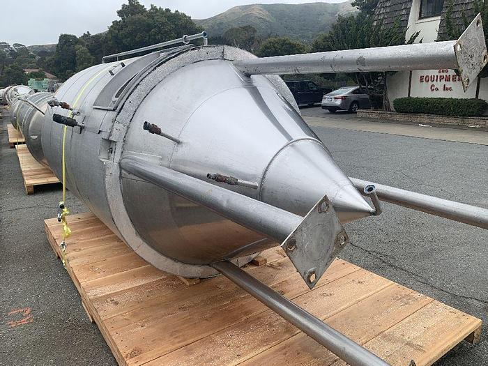 Used Tank, 1,300 Gallon, S/st, Jkt, DT/CB, Insul, B #S743886