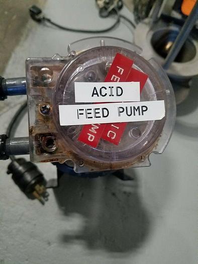 Used GH Stenner Chemical Acid Feed Pump 17 GPD
