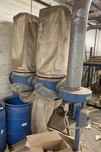 Used DUST HAWG 202, 2-BAG DUST-COLLECTOR