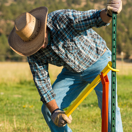 Man Saver T-Post Puller - Remove T Posts