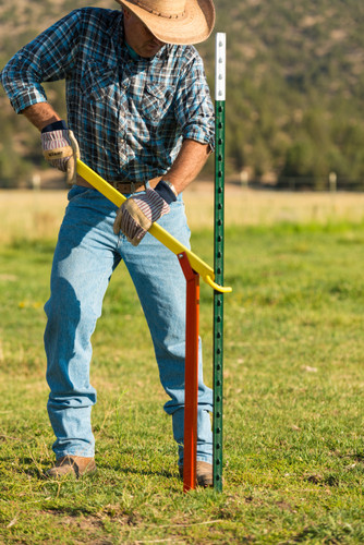 Man Saver T-Post Puller - Remove T Posts
