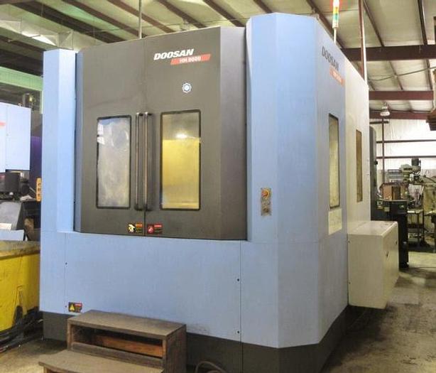 Used DOOSAN HM 8000 HORIZONTAL MACHINING CENTER