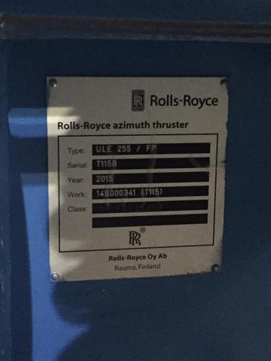 Rolls Royce Azimuth Thruster Retractable System