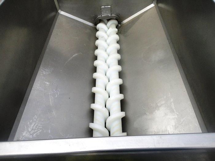 Used Pump, Dough, Twin Screw, S/st, Topos, Auger, Hopper, U20 #S741577