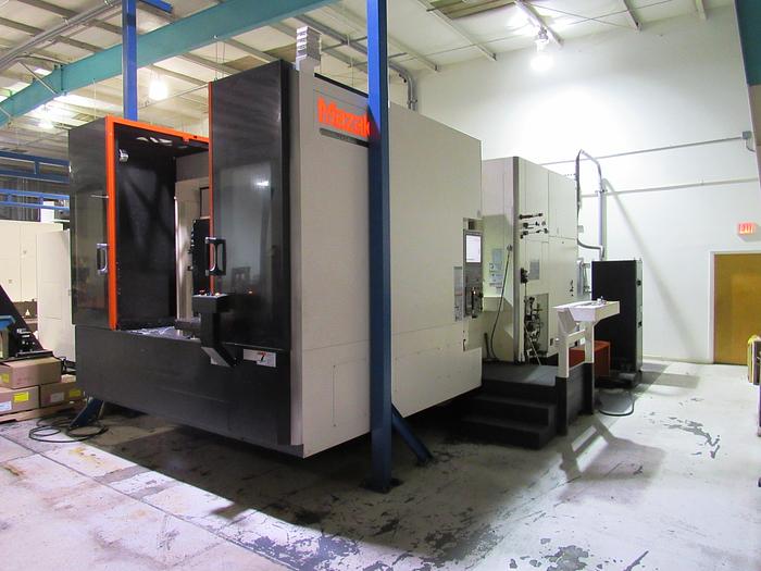 Used 2012 Mazak Mega 8800 4-Axis CNC Horizontal Machining Center