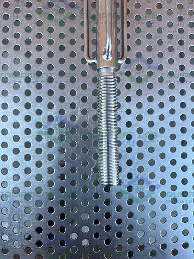 Used Stainless Steel  10" Single Module Lenticular Filter Housing Center Post