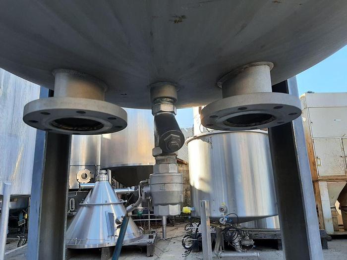 Used Tank, 750 Gallon, 304 S/st, 20 PSI, DT/DB, Morfab #S744379