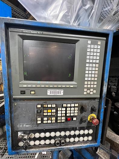 Used SAGINAW MACHINE SYSTEMS AC450MD-2 TWIN SPINDLE VERTICAL CNC LATHE