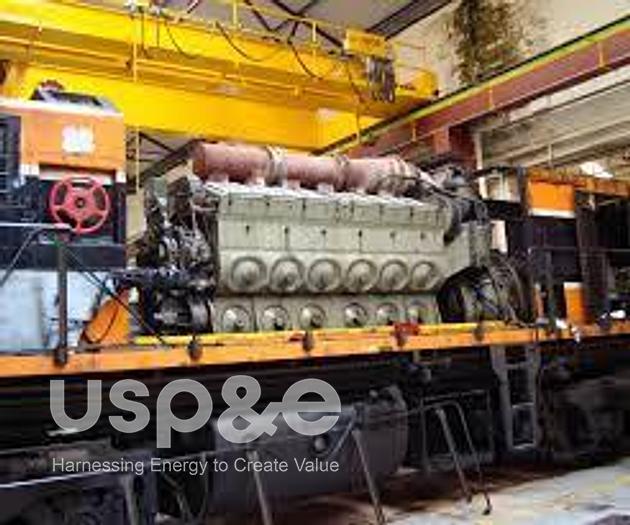 Used 10 MW Used EMD 20-645-E4BH HFO Engine