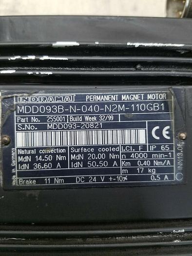 Used Indramat Permanent MDD093B-N-040-N2M-110GB1