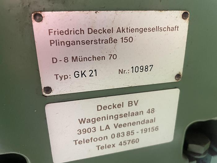 Gebruikt Deckel  graveer