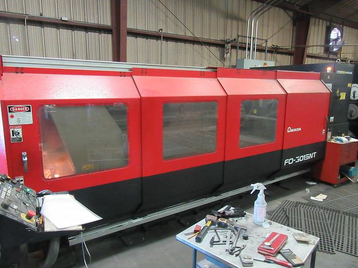 Used 2009 4000 Watt Amada FO-3015NT CNC Laser