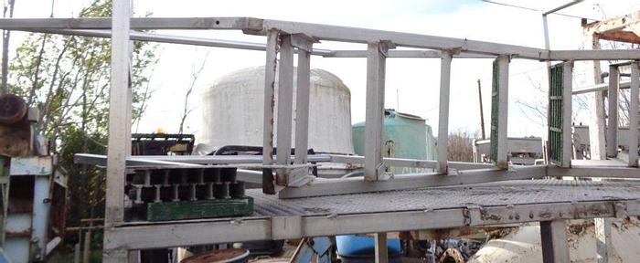 Used Mezzanine, 96" x 48" x 65", 6-Step, S/st, Platform #S742821