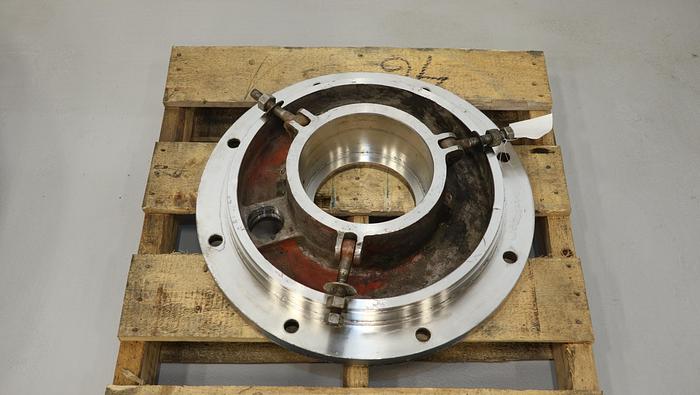 Used Beloit Jones Barracuda Rotor, Deflaking Rings, Extraction Plate & Chamber with Stuffing Box #44521