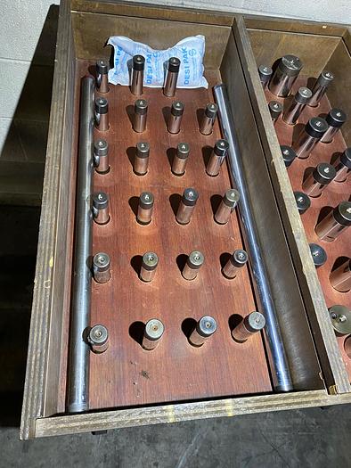 Used Precision Mandrels for Gleason/M&M Gear Inspection -50+ Mandrels Hardened Tool Steel Gleason