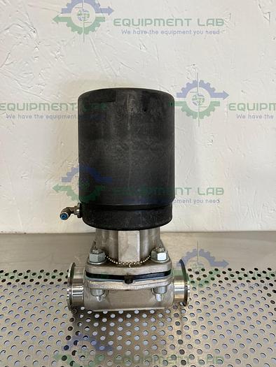 Used ITT Pure-Flo  AP2009  Stainless Steel Diaphragm Valve w/ 2" Sanitary Fitting