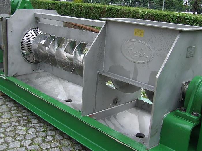 Used Prasa (separator) ślimakowa z sitem szczelinowym "RIETZ" S-PRESS