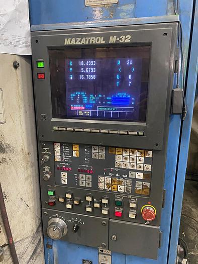 Used MAZAK AJV35/80 4-AXIS CNC VERTICAL MACHINING CENTER