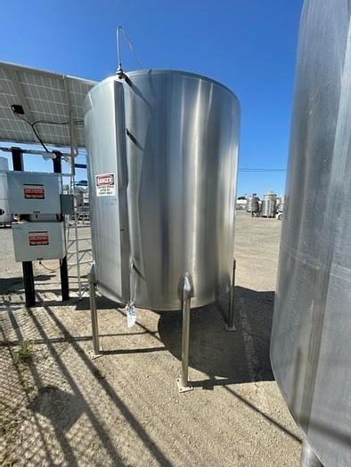 Used 700 Gallon Stainless Steel Single Wall Tank