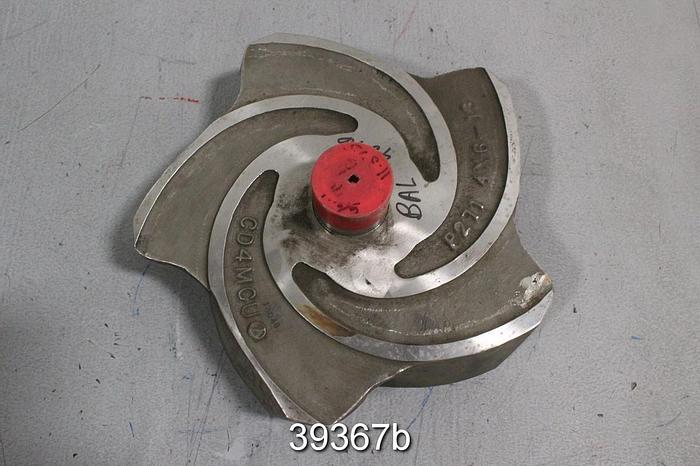 Used Goulds 3196 4x6x13 Pump Impeller, 5-Vane #39367