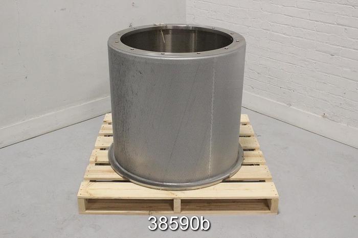 Unused Andritz C6R Moduscreen Basket, 0.079" (2 mm) Holes, Stainless Steel #38590