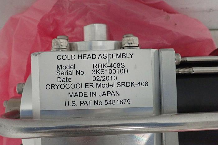 Used Sumitomo Cold Head Model RDK-408S Cryocooler SRDK-408