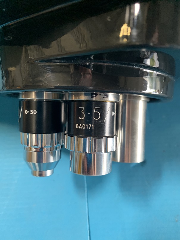 Used Biorad Microscope Objective Assembly with Two Cameras Quaester Q7