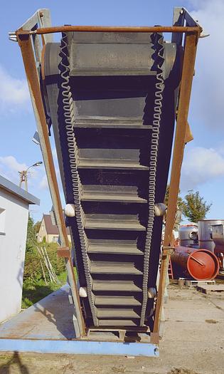 Used Podnośnik falbankowy z zabierakami, typ:  Łabędzia szyja