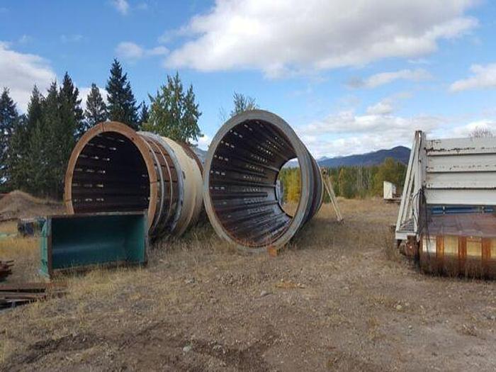 Used 12' x 80' FULGHUM DRUM DEBARKER