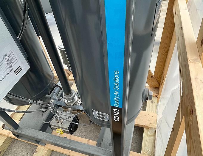 ATLAS COPCO O MODEL CD150 DESICCANT COMPRESSED AIR DRYER