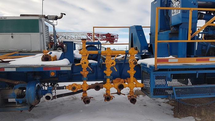 Used 1975 IDECO 4 Axle Carrier Style Oilfield Pump / Kill Truck