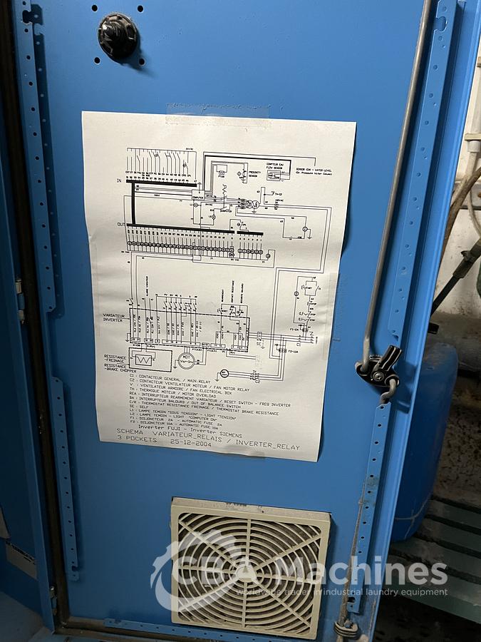 Used 2010 Washer Extractor Unica 75kg - 3 chambers ( 736 )