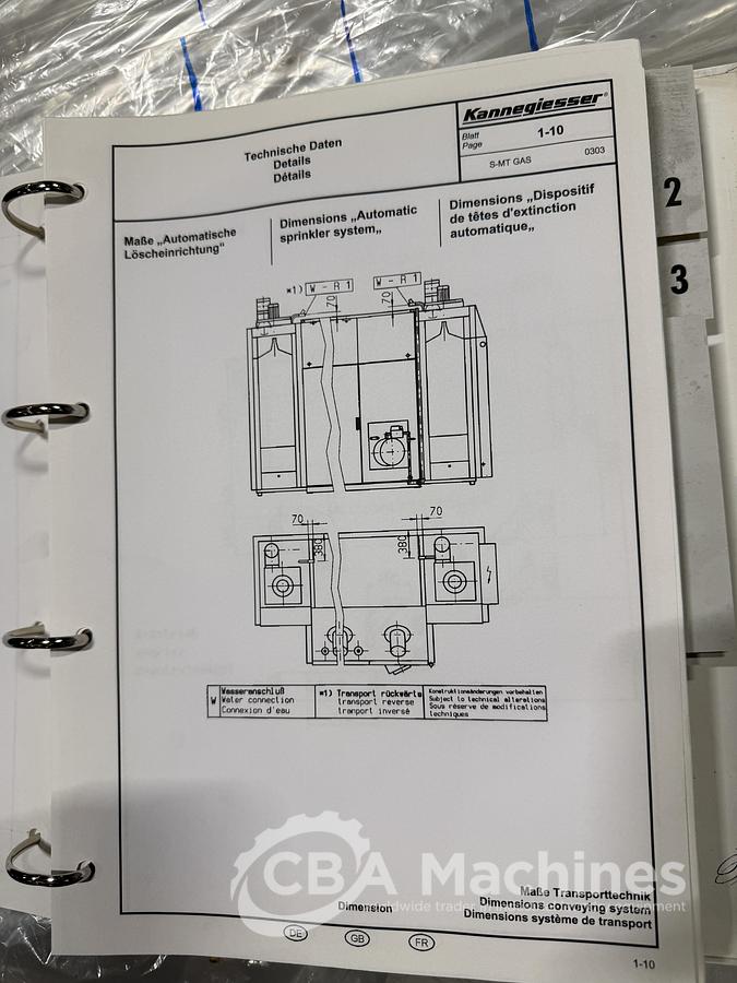 Used 2015 Tunnel Finisher Kannegiesser SMT-1 -GAS-Turbo A-R-/F-X (924)