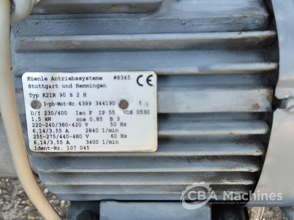 Used 1999 Dryer Lavatec TT733 D Steam 50kg with legs 175cm (854)