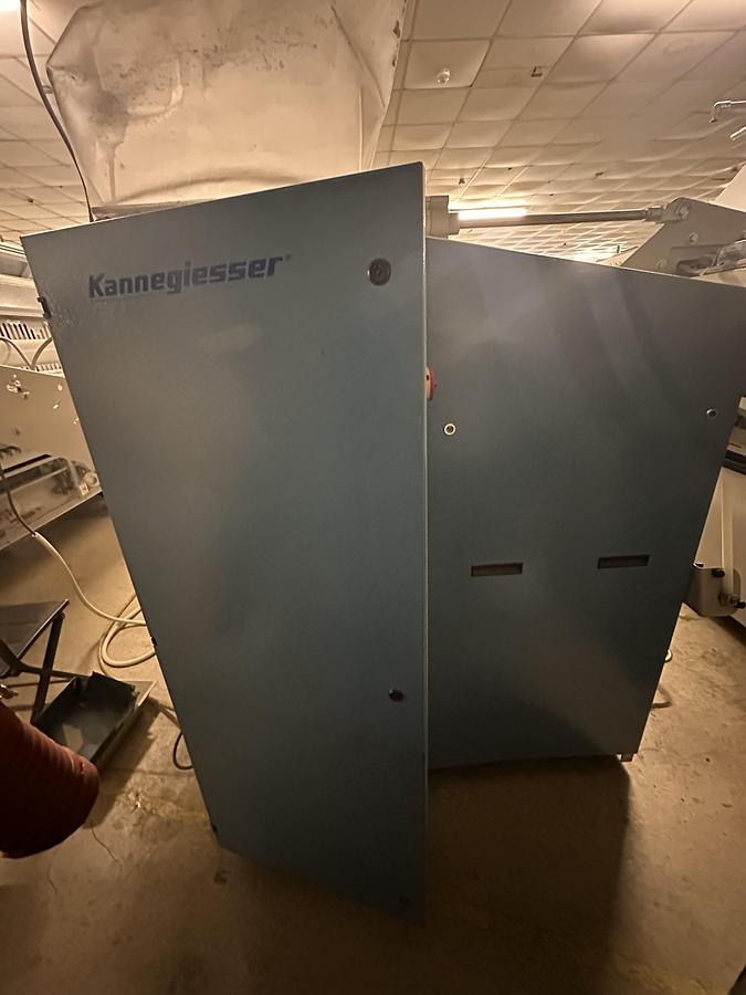 Used 2011 / 2005 Kannegiesser Ironing Line GAS 1x2000x3500mm: EMD - HPMG- RFM