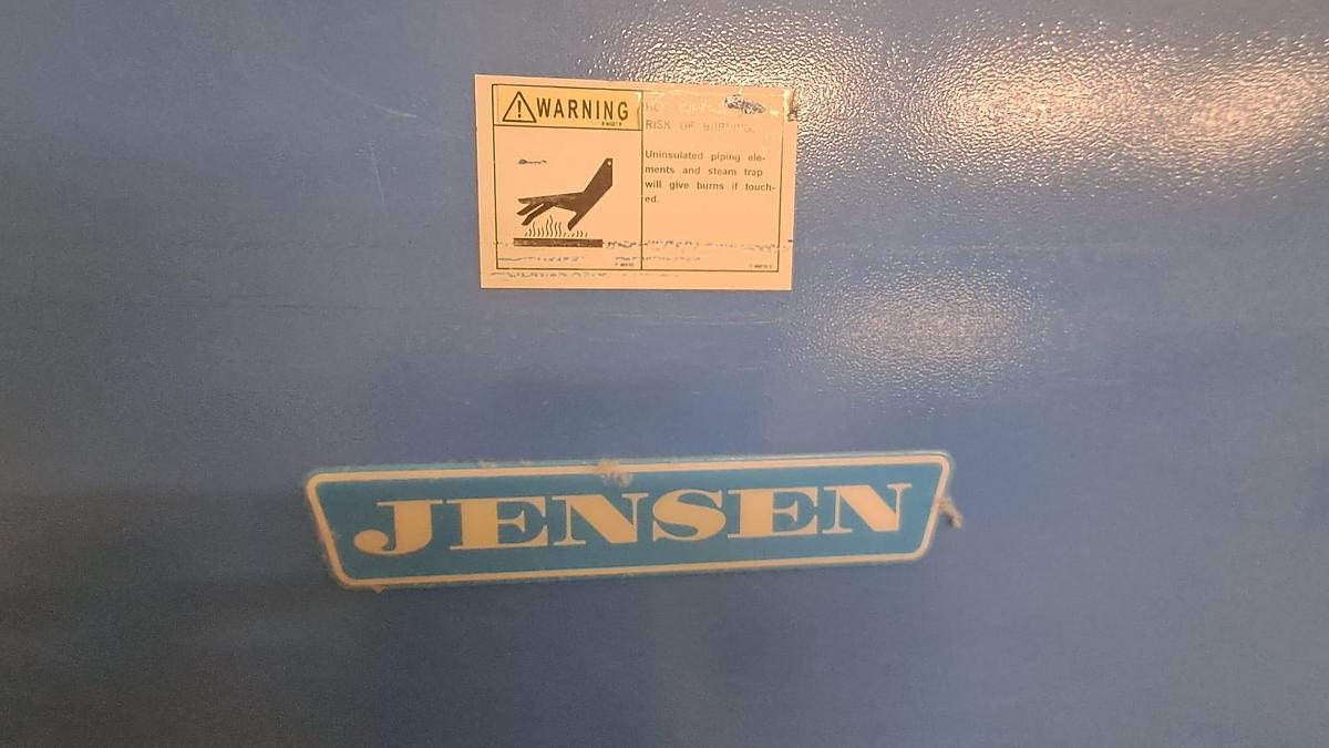 Used 2005 Jensen Express 2 roll Ø1200x3000mm steam