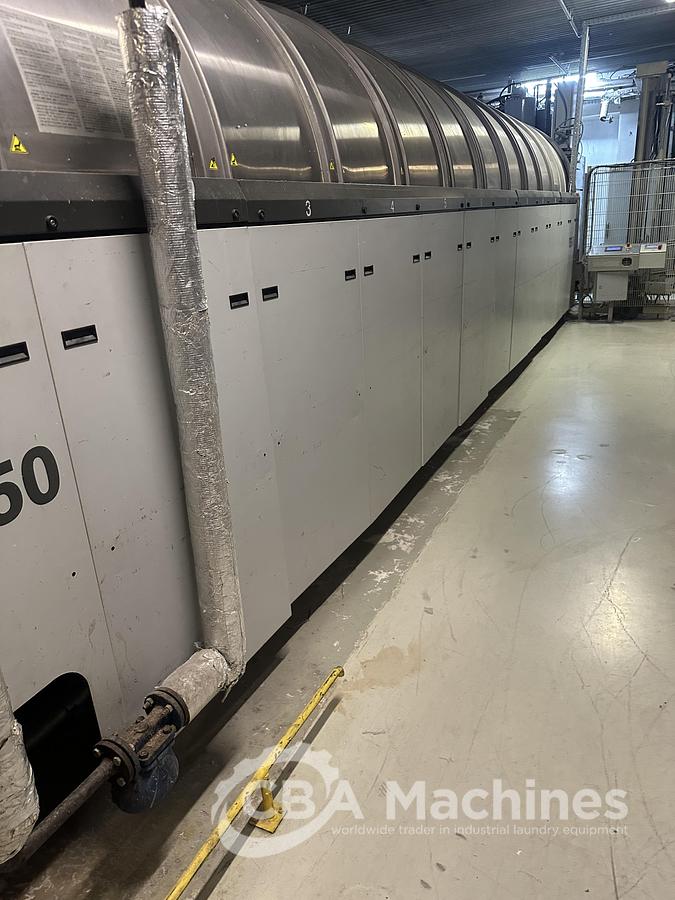 Used 2009 Girbau CBW System 12x50 with press + 100kg dryer