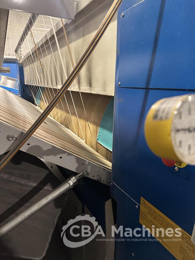 Used 2014 Ironing Line Gas Toto SONIC-ED4-35 + Lapauw 1 roll x 1600mm x 3300mm + Vega fold (1079-1080-1081)