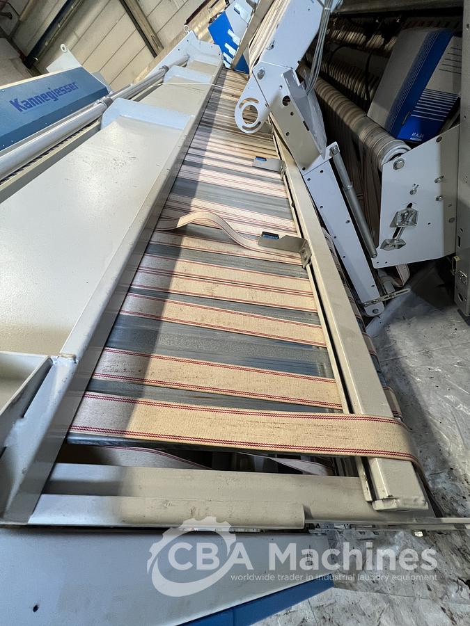Used 2005 Jensen / Lapauw Ironing Line 2x1200x4000mm Steam for Small Pieces