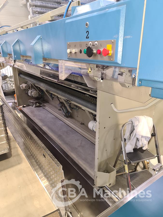 Used Ironing line Kannegiesser 2 roll 1200 x 3000mm steam year 2005/1997
