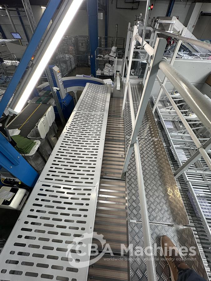 Used 2022 Ironing line Jensen Basic Plus (1029) + EXP 2000 (1030) + Magic (1031) + Napkin Bottom Up (1032)